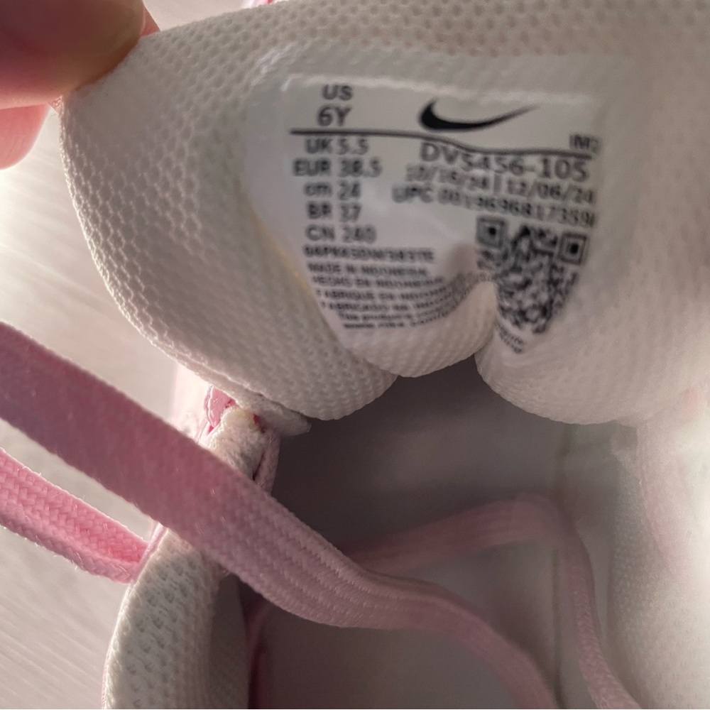 NWOB Nike Court Borough Low Recraft Pink Foam White (DV5456-105) Size 6Y  W7.5/8 - Picture 13 of 13